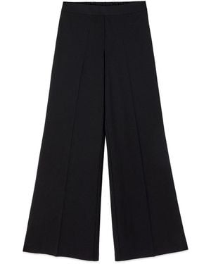 Oltre Wide Trousers - Negro