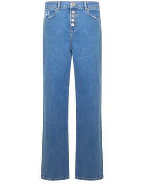 Moschino Straight Jeans - Azul