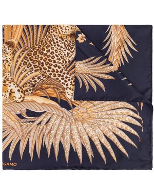 Ferragamo Silky Scarves - Blu