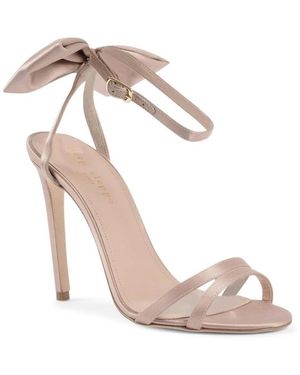 Dee Ocleppo Satin Sandale Mit Knöchelschnürung - Natur