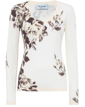 Blugirl Blumarine Long Sleeve Tops - Bianco