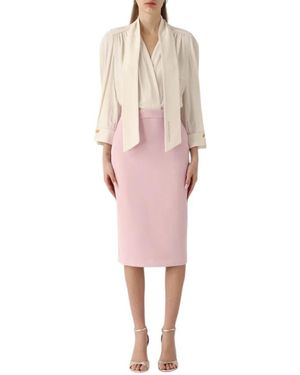 Elisabetta Franchi Midi Dresses - Rose