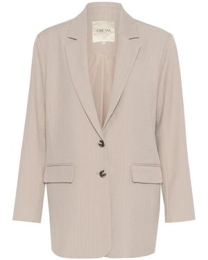 Cream Blazers - Natural