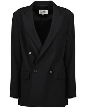 MM6 by Maison Margiela Blazers - Black