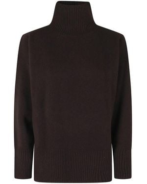 Roberto Collina Truien & Vesten ,Bruin ,Coltruien - Zwart