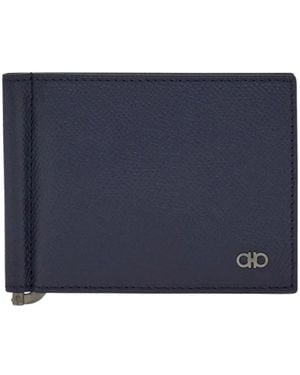 Ferragamo Creditcardhouder - Blauw