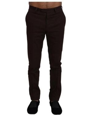 Bencivenga Slim-Fit Trousers - Negro