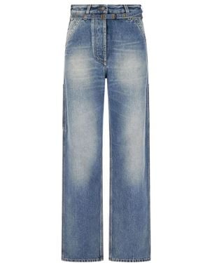 Dries Van Noten Wide Jeans - Azul