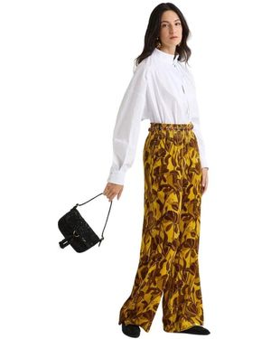 Maliparmi Wide Trousers - Metallic