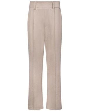 Nukus Broeken ,Jill Pants Suedine - Naturel