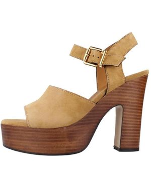 Alpe High Heel Sandalen - Bruin