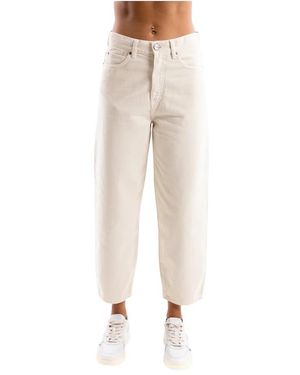 Pinko Estelle Cropped Jeans - Naturel