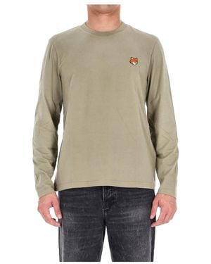 Maison Kitsuné Long Sleeve Tops - Natural
