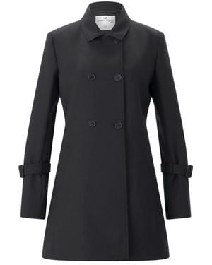 Courreges Double-Breasted Coats - Negro