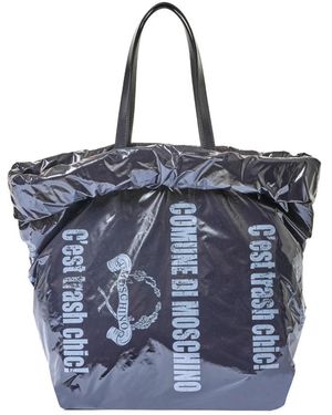 Moschino Shopping Bags - Blue