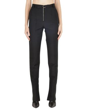 CAPASA MILANO Moderne Militaire Wollen Broek - Blauw