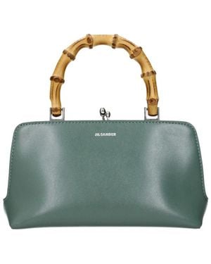 Jil Sander Goji Top Handle Bag - Groen