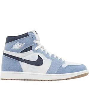 Nike 1 Retro High Og Denim - Blauw
