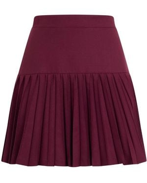 Alberta Ferretti Ausgestellter Rock - Lila