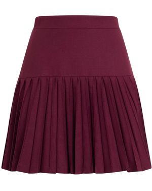 Alberta Ferretti Rokken ,Bruin ,Wol Rok - Paars
