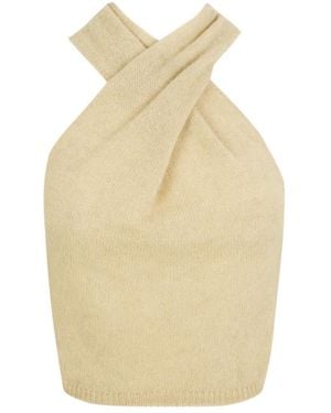 Cortana Sleeveless Tops - Naturel