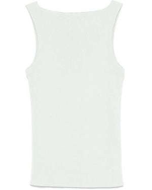 Liviana Conti Sleeveless Tops - White