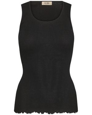 Mos Mosh Sleeveless Tops - Black