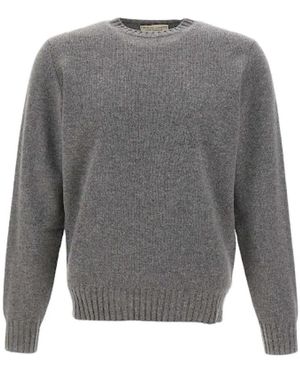 FILIPPO DE LAURENTIIS Round-Neck Knitwear - Grey