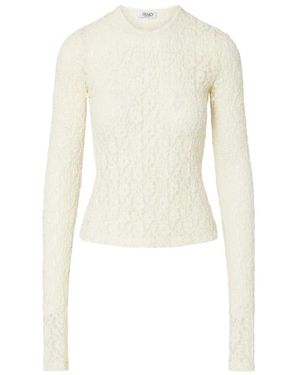Liu Jo Long Sleeve T-Shirts - White