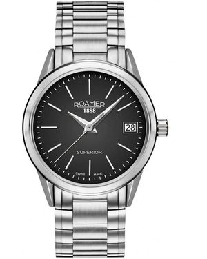 Roamer Superior 3H Horloge - Metallic