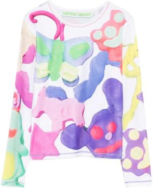Chopova Lowena Long Sleeve T-Shirts - Pink