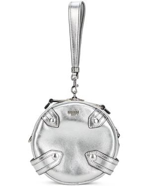 Moschino Runde Münztasche - Mettallic