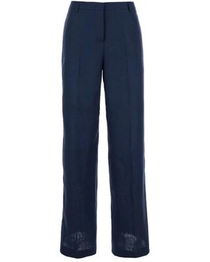 Plain Units Wide Trousers - Blu