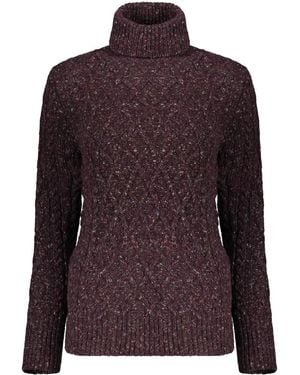 Moorer Rollkragenpullover - Lila