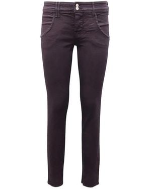 CYCLE Skinny Glitter Hose - Blau