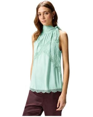 Pinko Sleeveless Tops - Verde