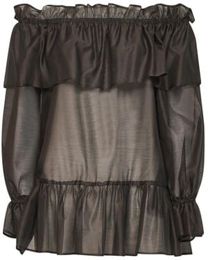 Blanca Vita Blouses - Black