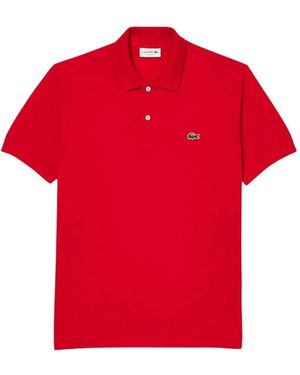 Lacoste Polo Shirts - Red