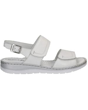 Caprice Flat Sandals - Blanco