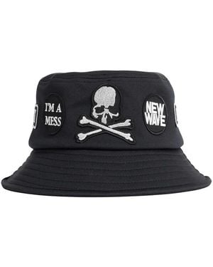 MASTERMIND WORLD Mj Patched Bucket Hat - Zwart