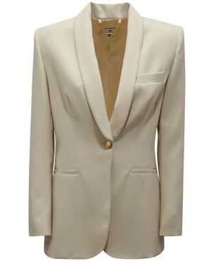 Elisabetta Franchi Blazers - Natural