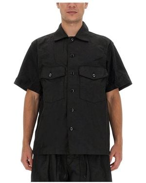 Needles Short Sleeve Shirts - Black