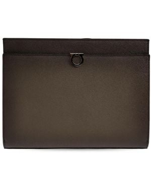 Ferragamo Wristlet Pouch - Schwarz