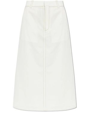 Ami Paris Midi Skirts - Blanco