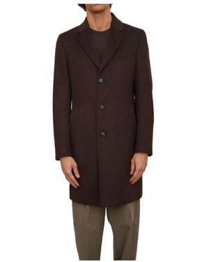 HUGO Single-Breasted Coats - Brown