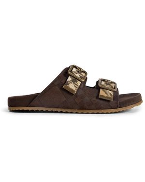 Burberry Sliders - Brown