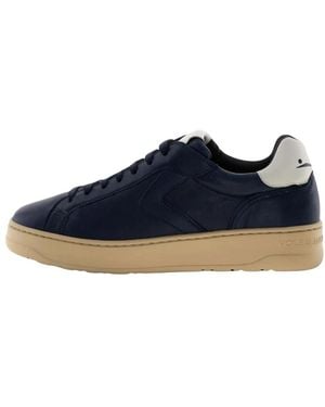 Voile Blanche Layton 100 Grain Nappa Sneaker - Blau