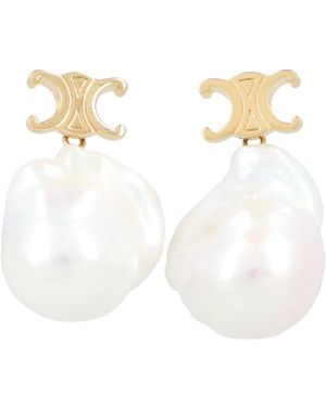 Celine Les Perles Baroque Ohrringe - Weiß
