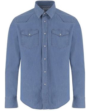 Alessandro Gherardi Denim Shirts - Blu