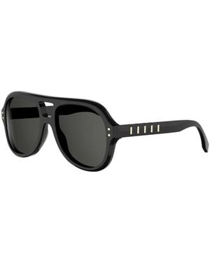 Fendi Five Sisters Zonnebril - Zwart